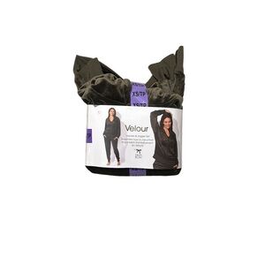 Velour Hoodie and Jogger Set